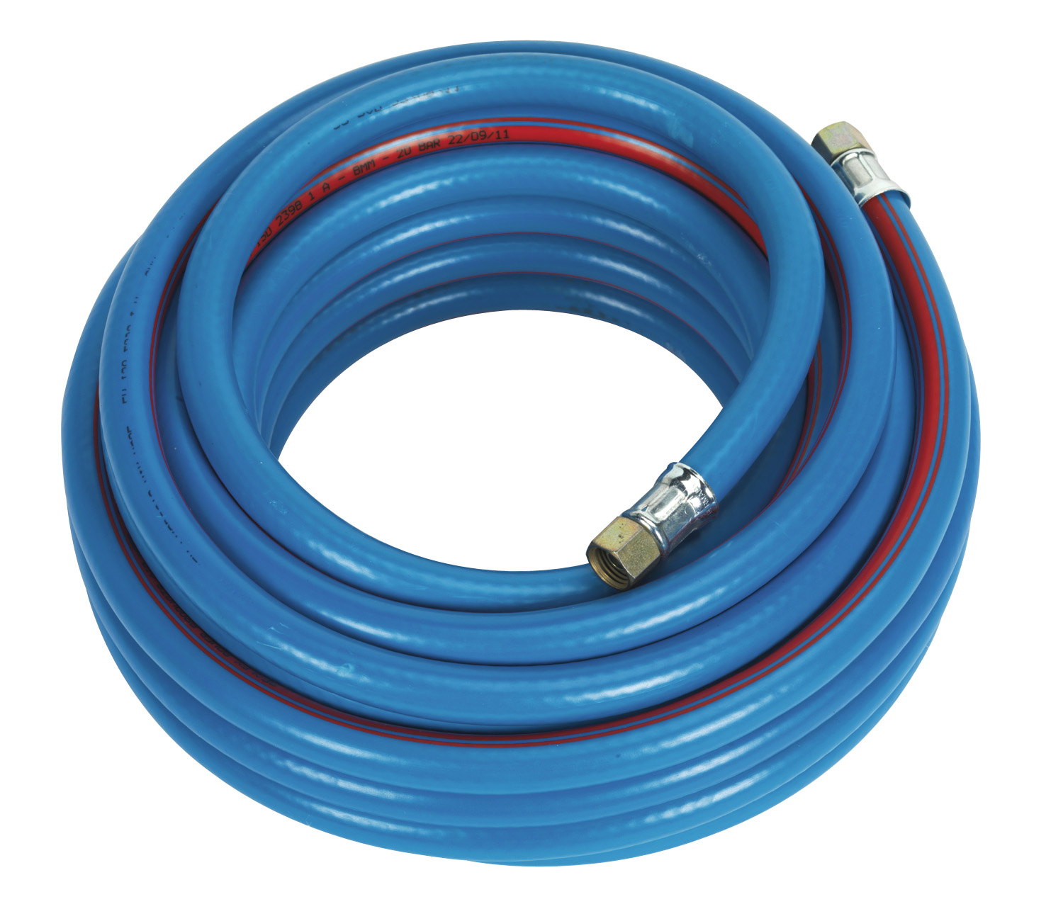 Sealey AH10R Air Hose 10mtr x &oslash;8mm with 1/4"BSP Unions Extra Heavy-Duty