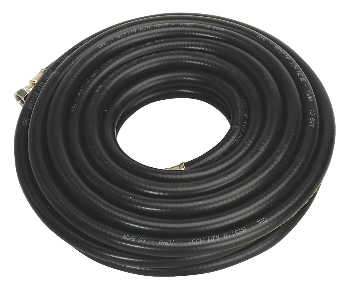 Sealey AH10RX/38 Air Hose 10mtr x &oslash;10mm with 1/4"BSP Unions Heavy-Duty