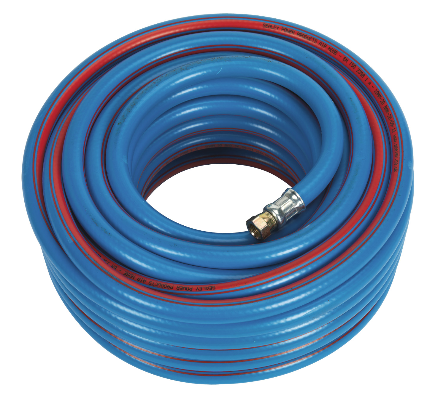 Sealey AH20R/38 Air Hose 20mtr x &oslash;10mm with 1/4"BSP Unions Extra Heavy-Duty