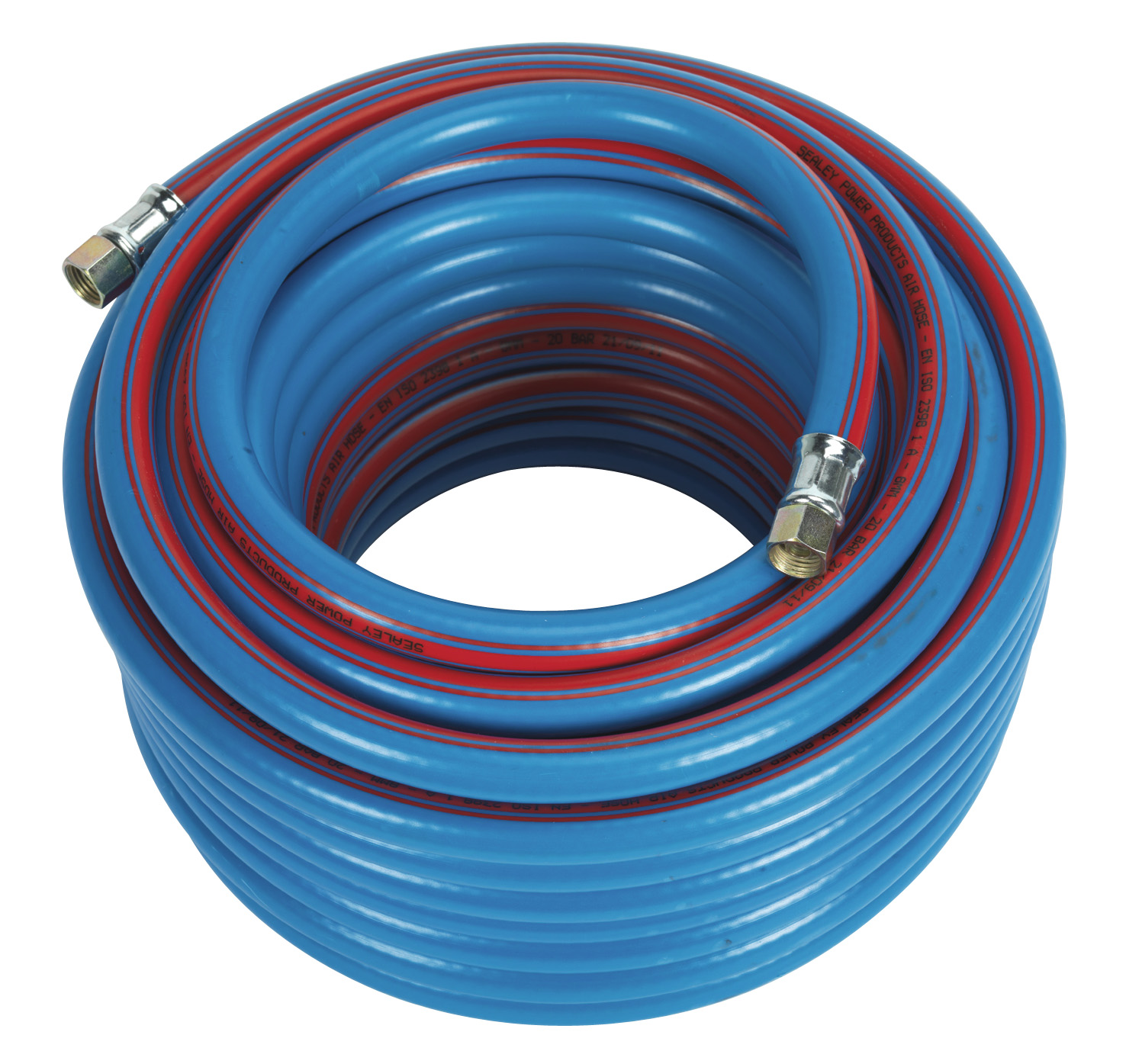 Sealey AH20R Air Hose 20mtr x &oslash;8mm with 1/4"BSP Unions Extra Heavy-Duty