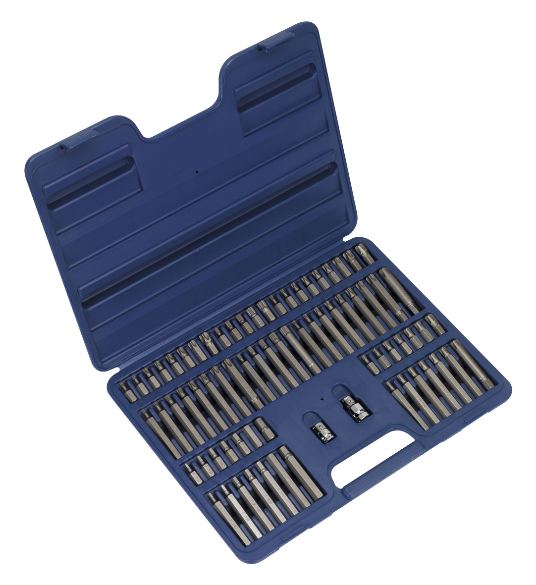 Sealey AK21974 Ribe/Spline/Hex/TRX-Star/Security TRX-Star Bit Set 74pc
