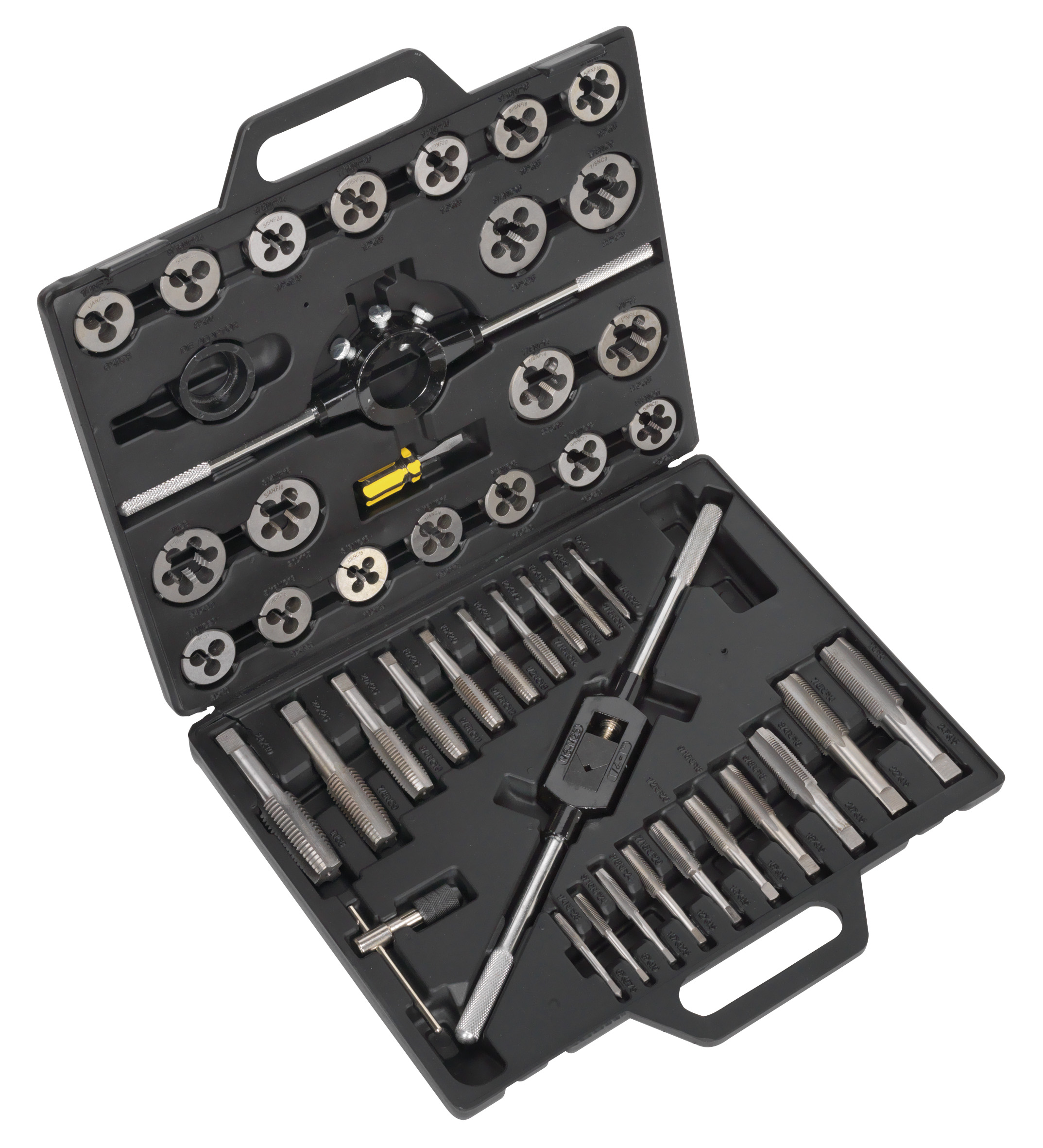 Sealey AK303IMP Tap & Die Set 45pc Split Dies Imperial