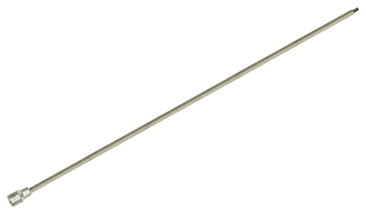 Sealey AK5536 Spline Bit Socket Extra Long M10 x 800mm 1/2"Sq Drive