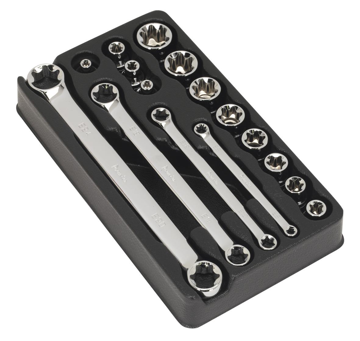 Sealey AK61801 TRX-Star 3/8"Sq Drive Socket & Spanner Set 16pc