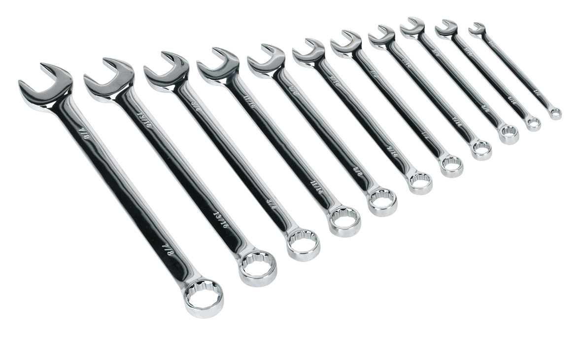Sealey AK630AF Deluxe Combination Wrench Set 11pc Imperial