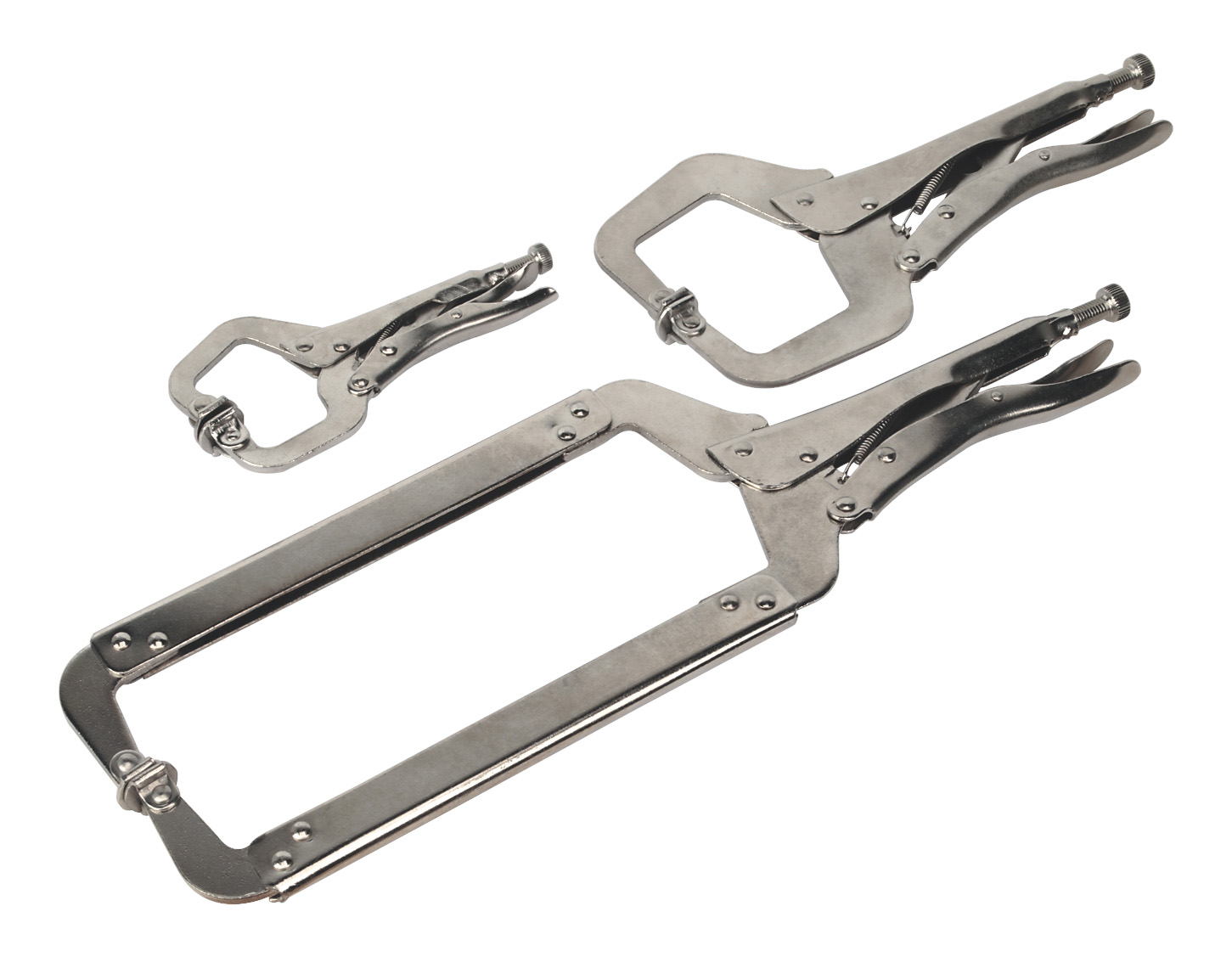 Sealey AK66 Locking C-Clamp Set 3pc