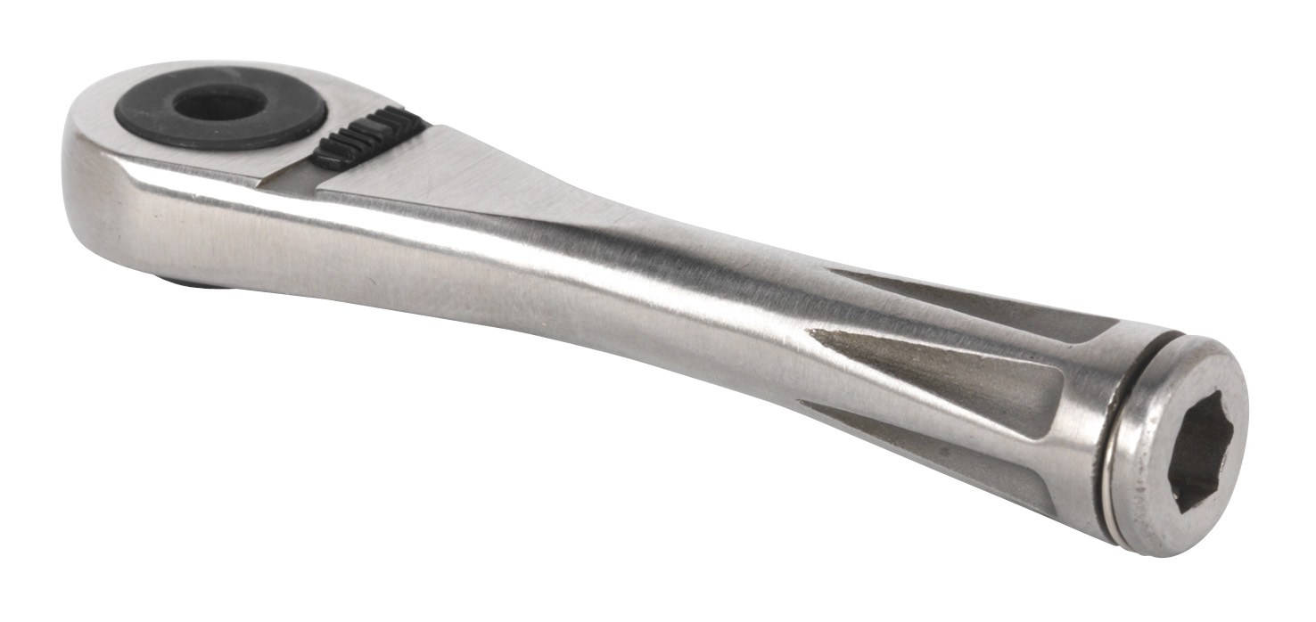 Sealey AK6962 Bit Driver Ratchet Micro 1/4" Hex Stainless Steel