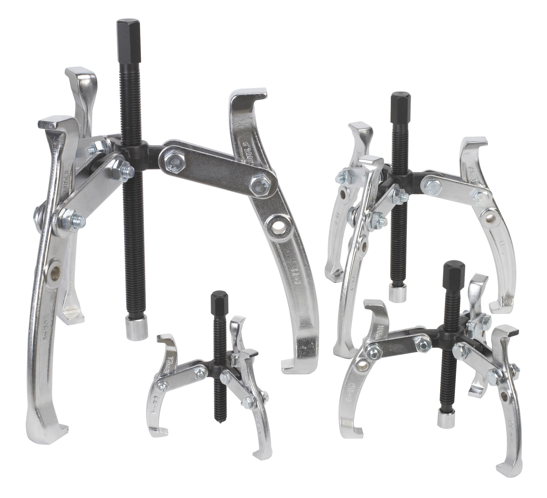 Sealey AK79 Gear Puller Set 4pc Triple Leg