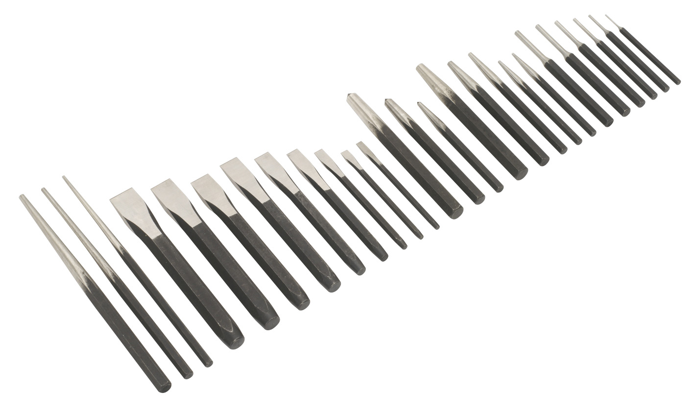 Sealey AK9298 Punch and Chisel Set 25 Piece