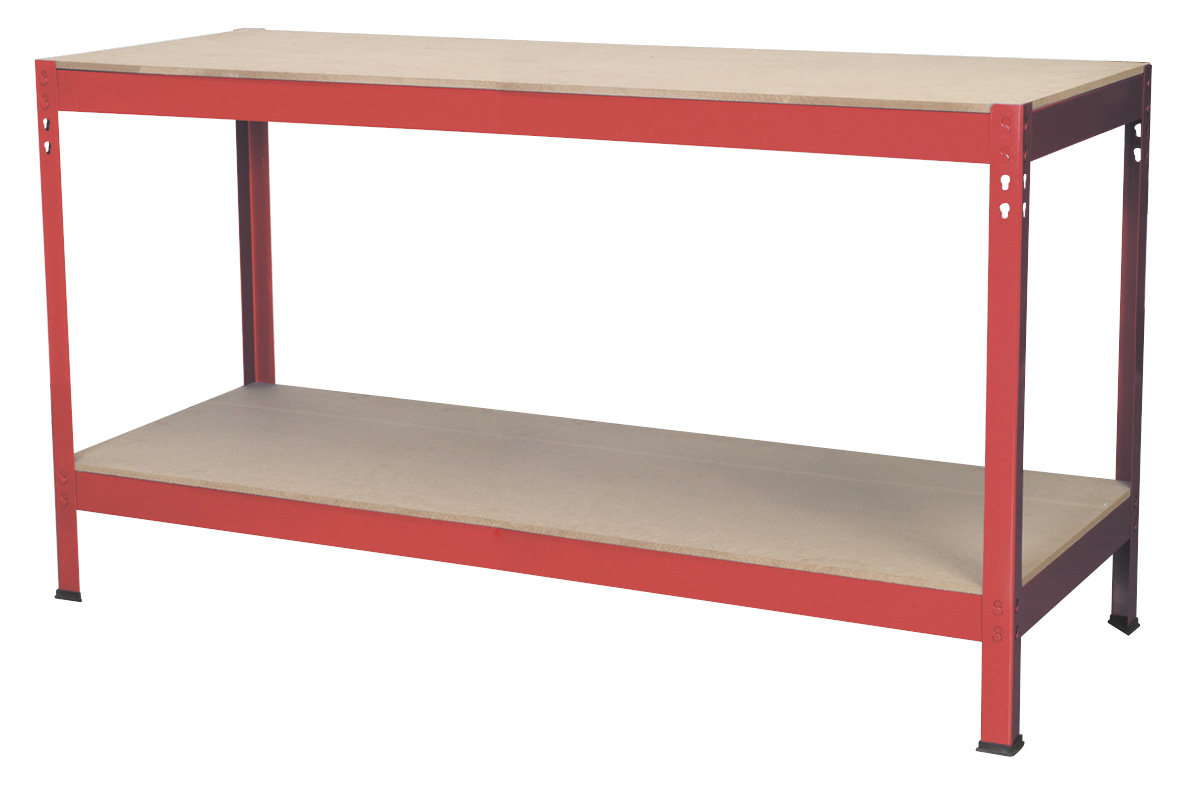 Sealey AP1535 Workbench 1.53mtr Steel Wooden Top