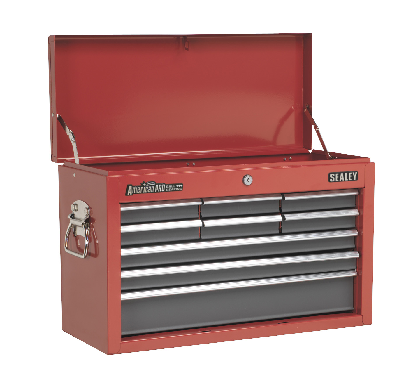 Sealey AP22509BB Topchest 9 Drawer with Ball Bearing Runners - Red/Grey