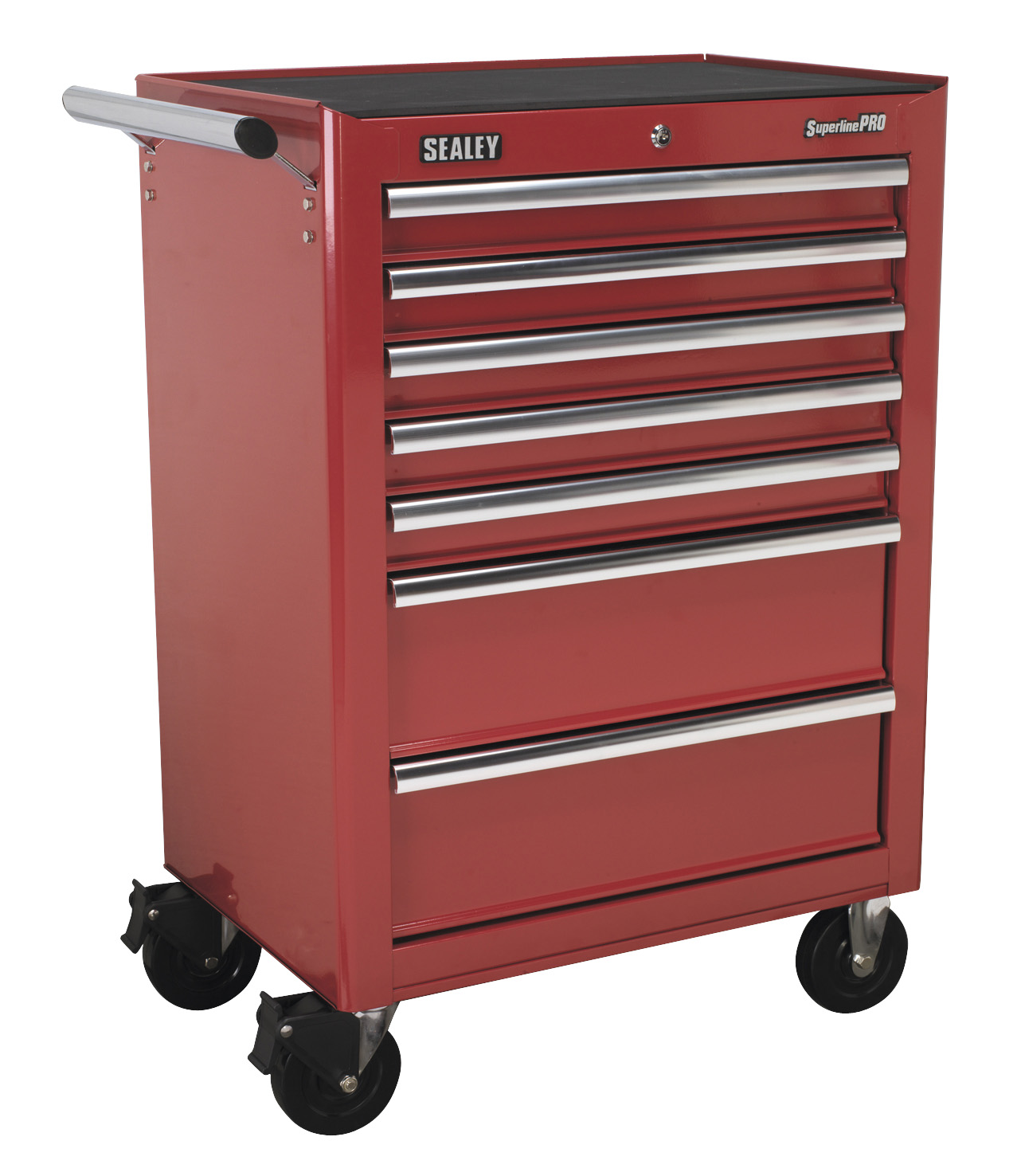 Sealey AP26479T Rollcab 7 Drawer with Ball Bearing Runners - Red