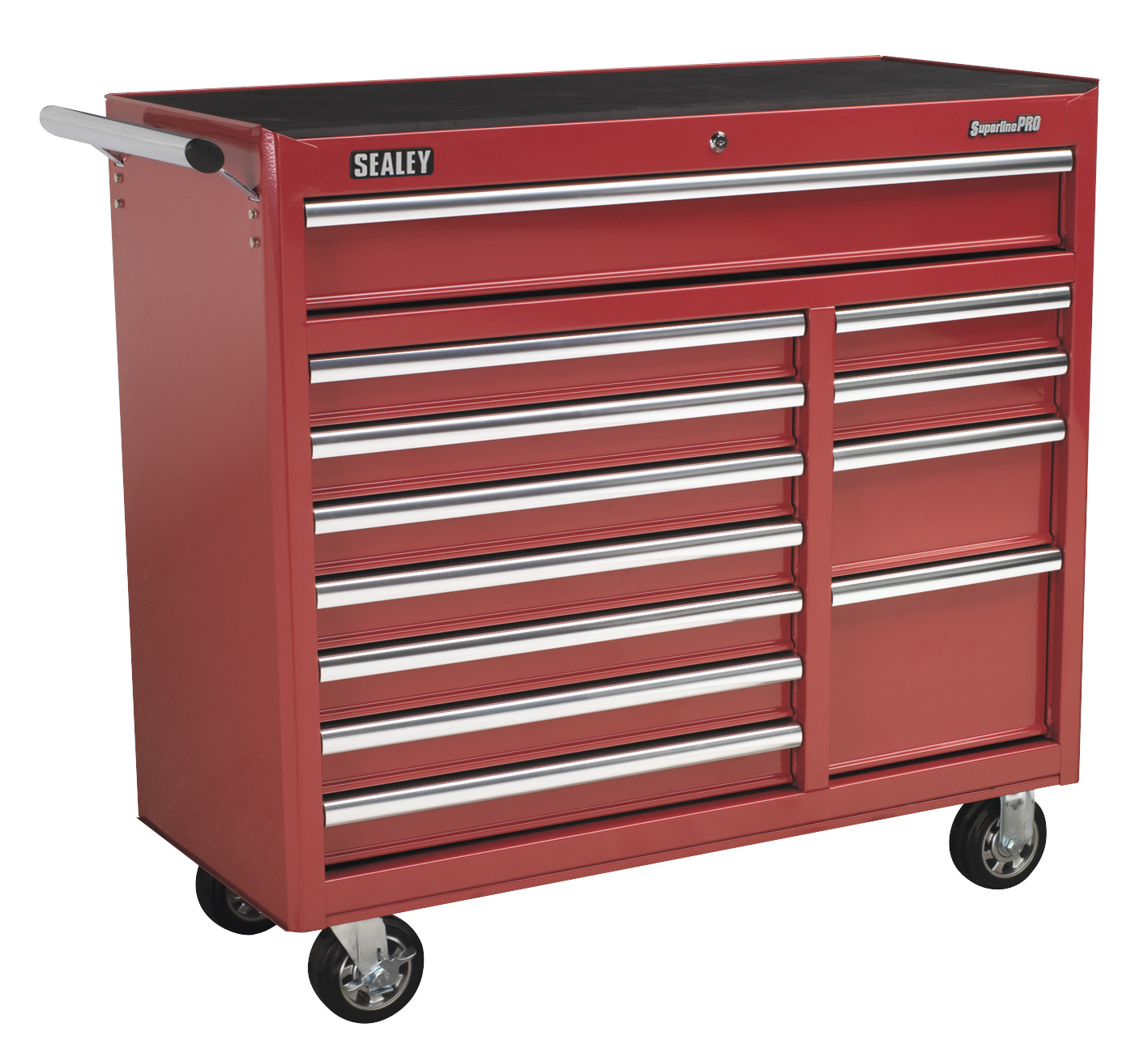 Sealey AP41120 Rollcab 12 Drawer with Ball Bearing Runners Heavy-Duty - Red