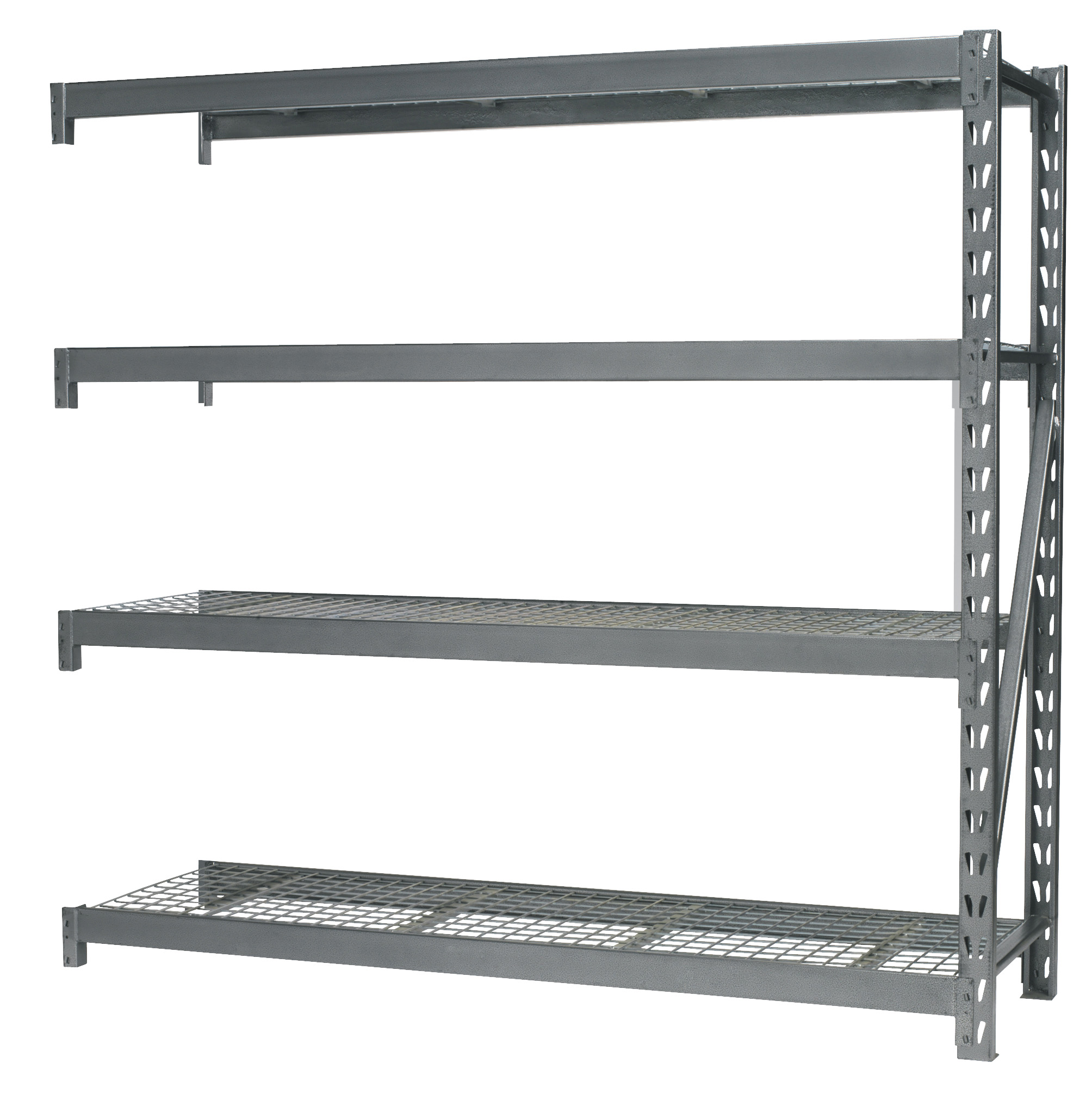 Sealey AP6572E Heavy-Duty Racking Extension Pack with 4 Mesh Shelves 900kg Limit Per Shelf
