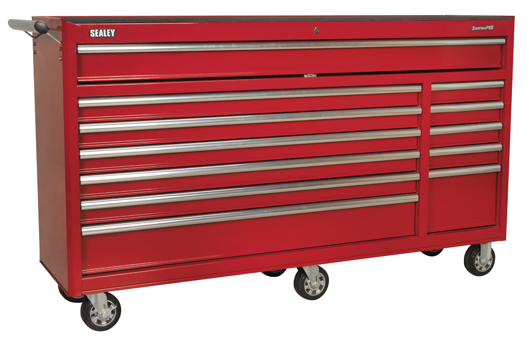 Sealey AP6612 Rollcab 12 Drawer with Ball Bearing Runners Heavy-Duty - Red