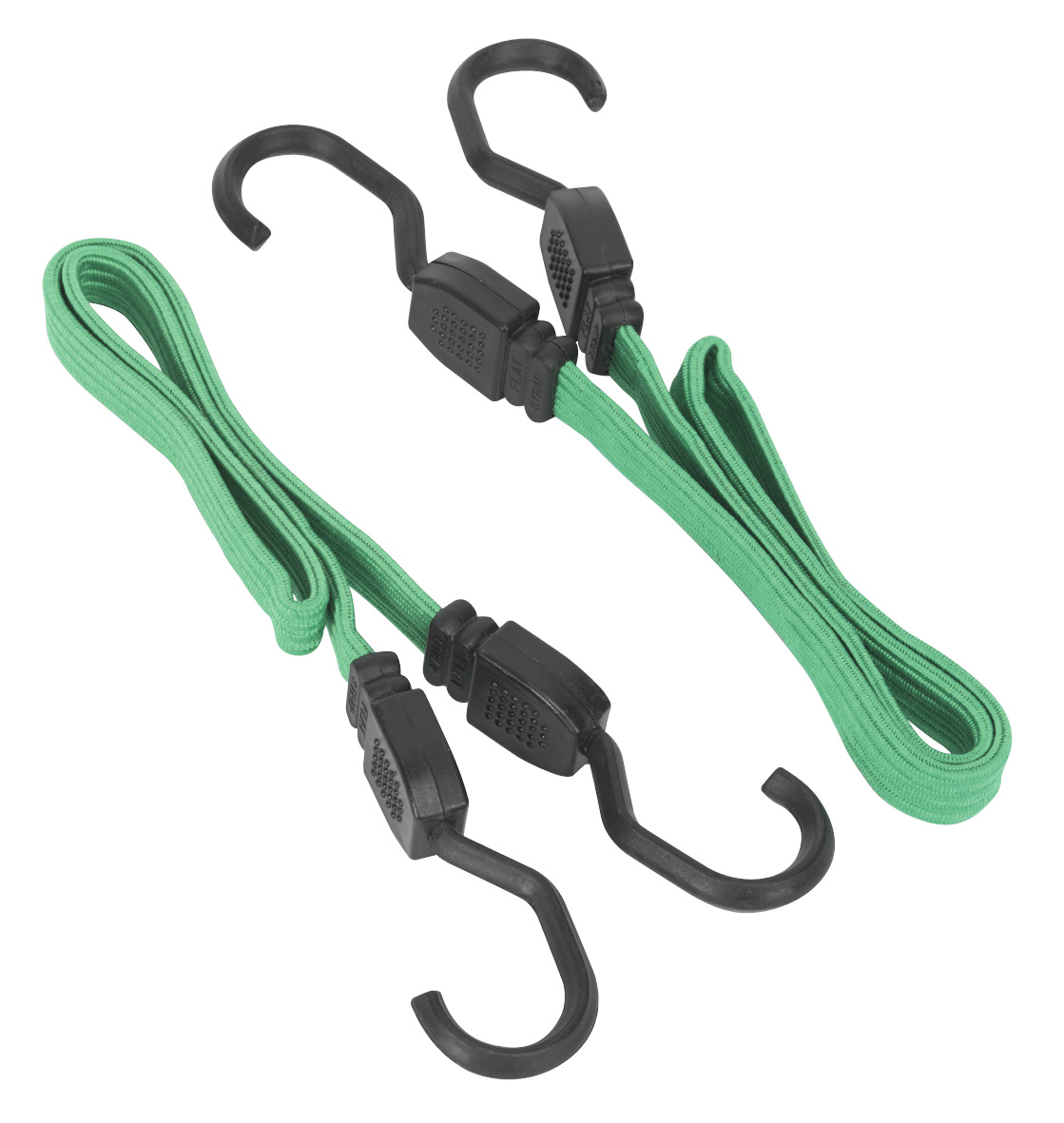 Sealey BCS16 610mm Flat Bungee Cord Set 2pc
