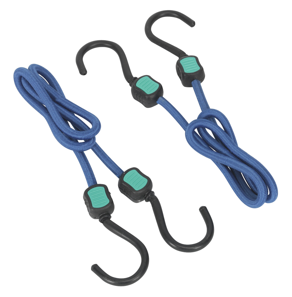 Sealey BCS22 760mm Bungee Cord Set 2pc