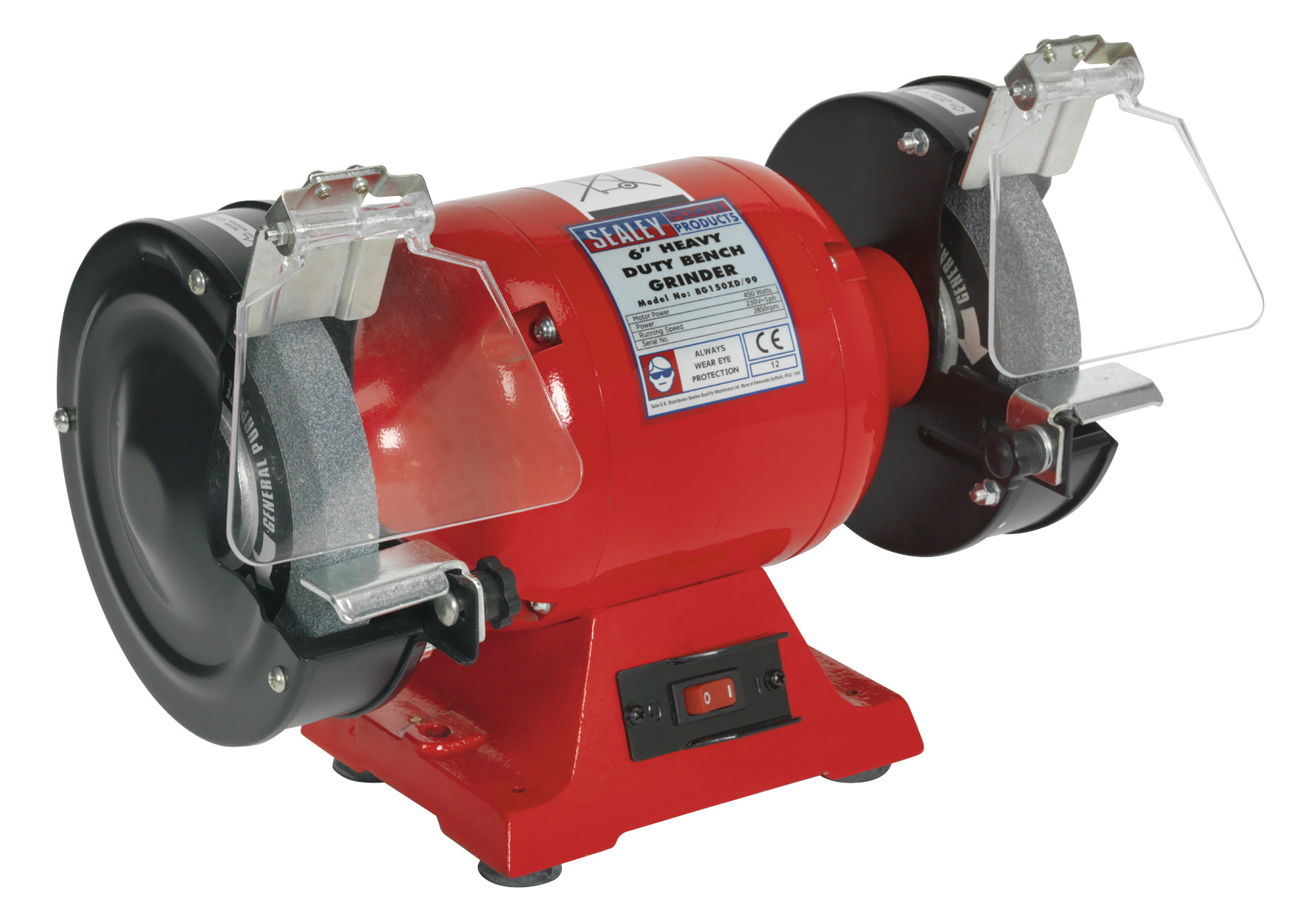 Sealey BG150XD/99 Bench Grinder 150mm 450W/230V Heavy-Duty