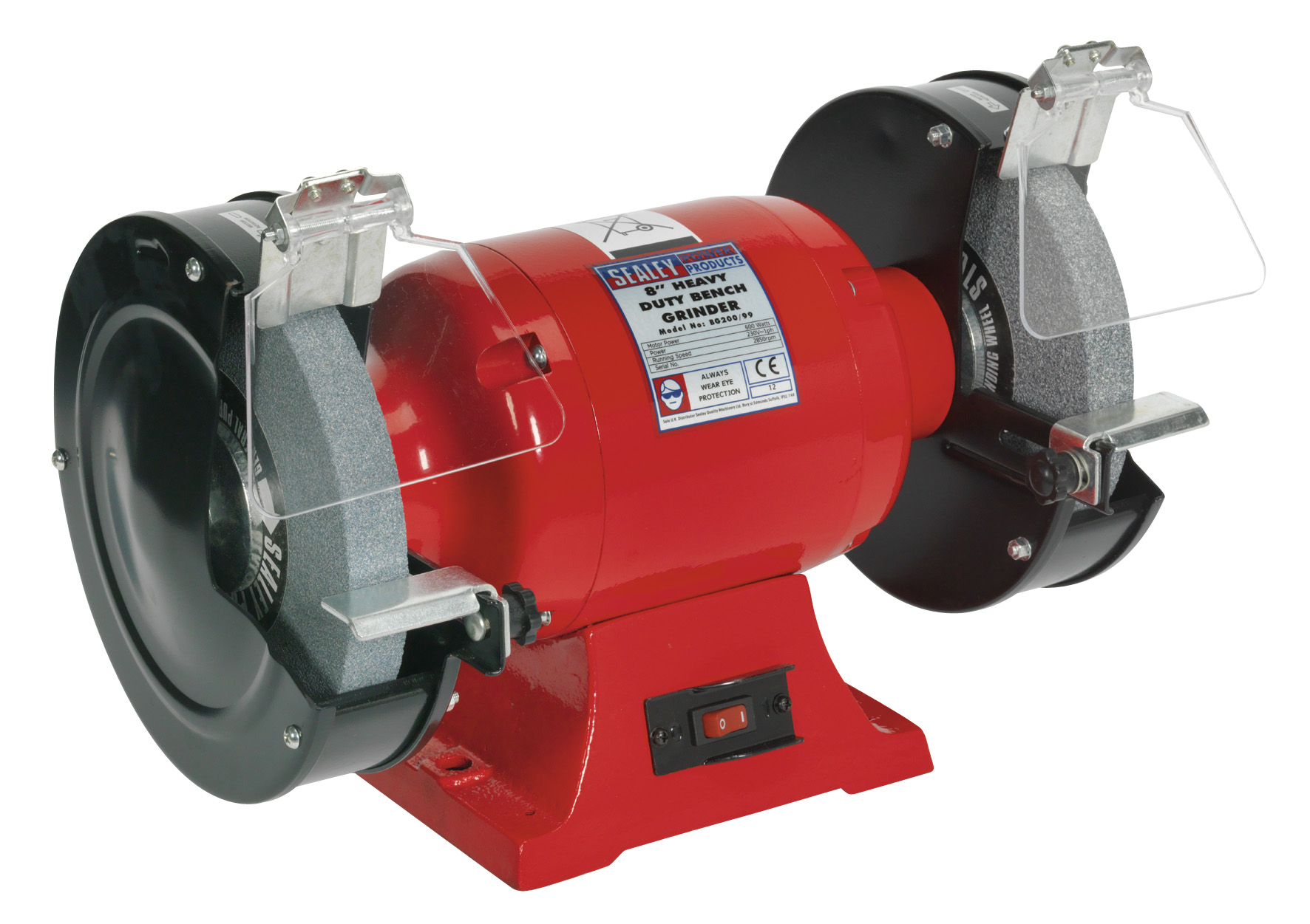 Sealey BG200/99 Bench Grinder 200mm 600W/230V Heavy-Duty