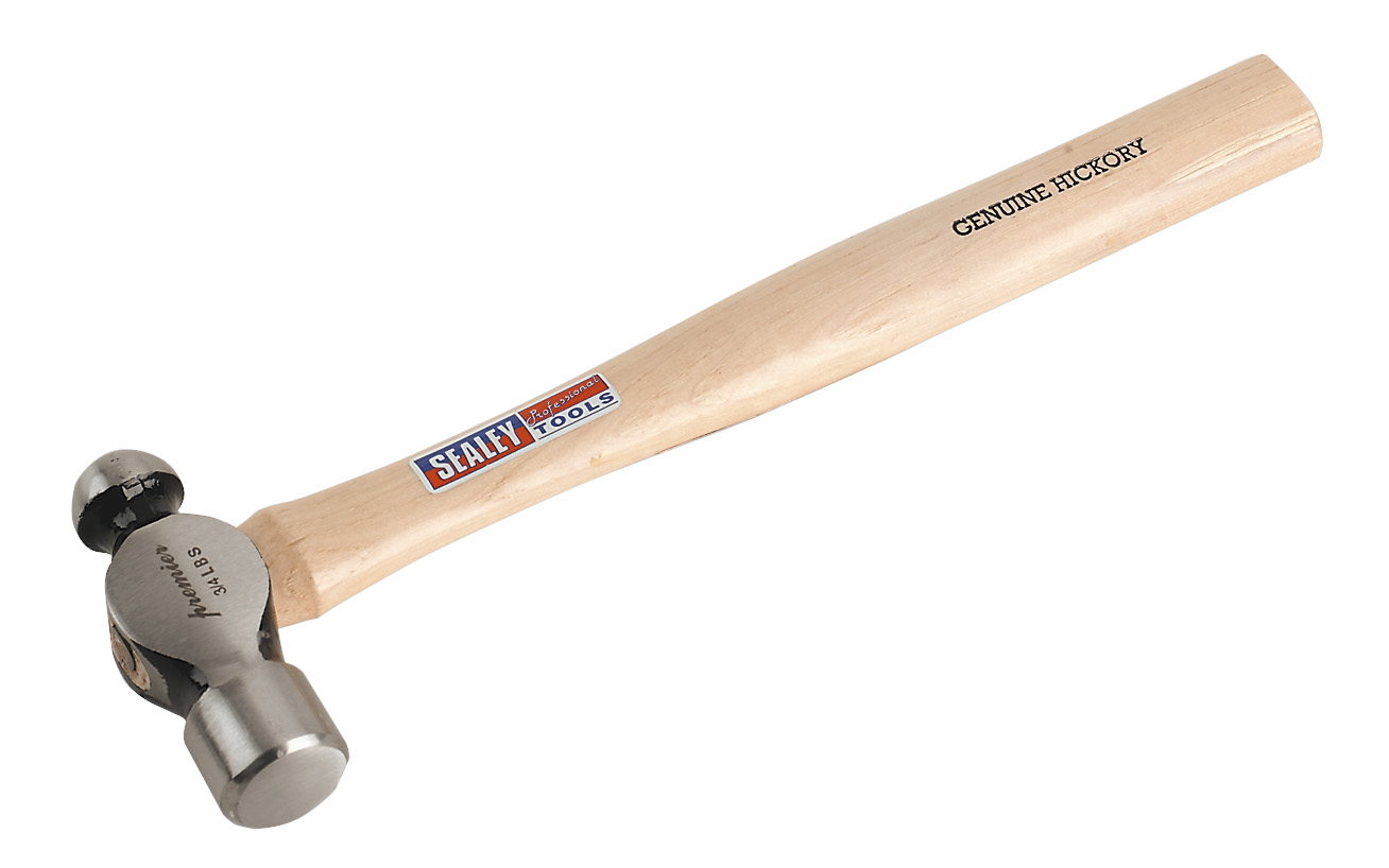 Sealey BPH12 Ball Pein Hammer 12oz Hickory Shaft