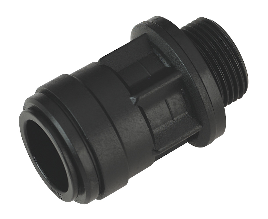 Sealey CAS22SA 22mm Straight Adaptor 3/4"BSP Pack of 2