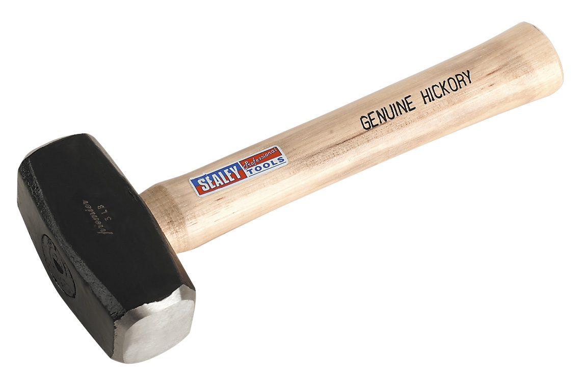 Sealey CHH25 Club Hammer 2.5lb Hickory Shaft