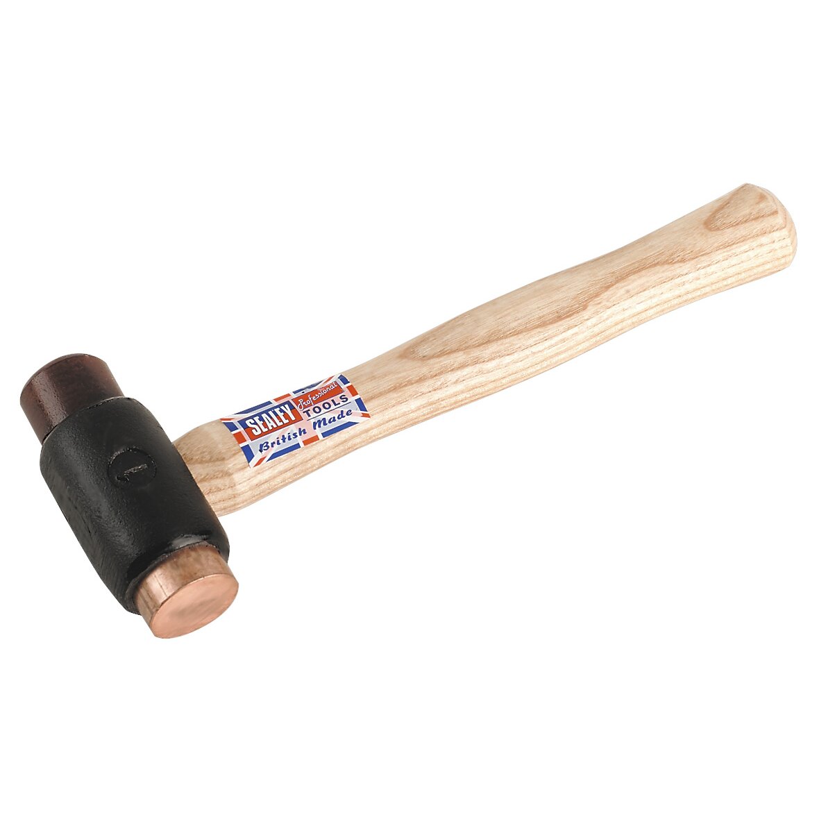 Sealey CRF15 Copper/Rawhide Faced Hammer .68kg (1.5lb) Hickory Shaft