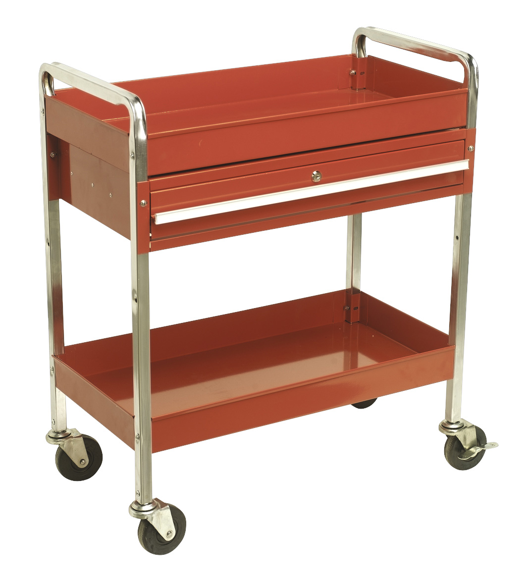 Sealey CX101D Trolley 2-Level Extra Heavy-Duty with Lockable Drawer