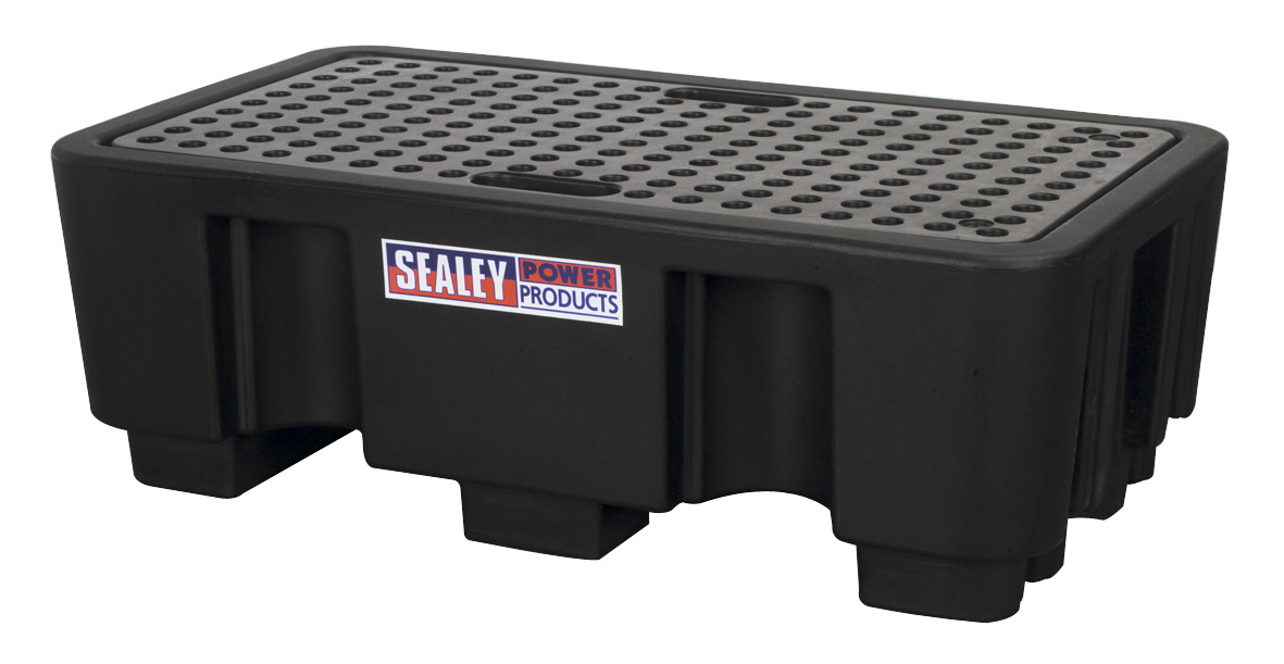 Sealey DRP17 Barrel Bund Polyethylene 1300 x 750 x 440mm 2 Drum