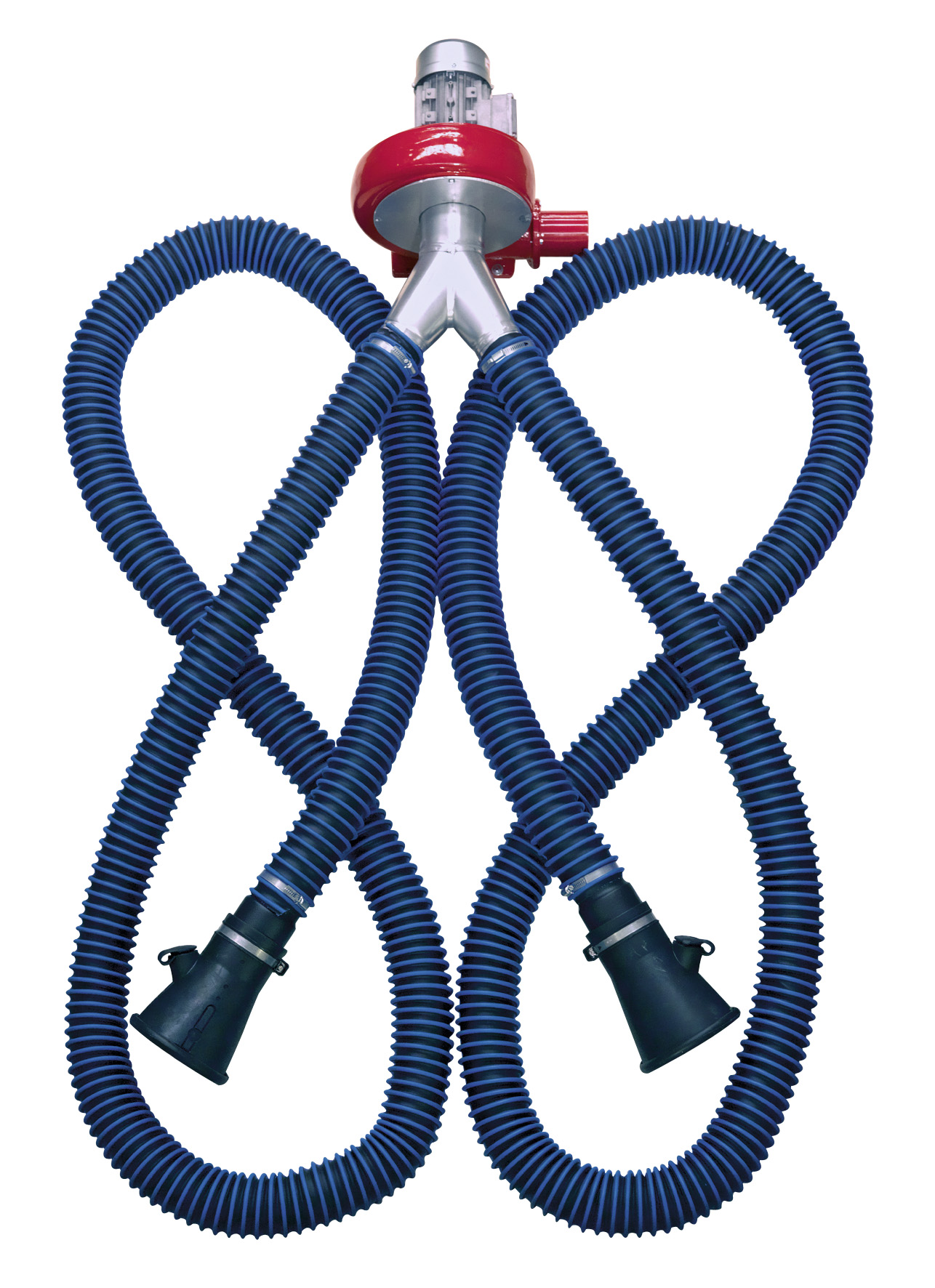 Sealey EFS102 Exhaust Fume Extraction System 230V - 370W - Twin Duct