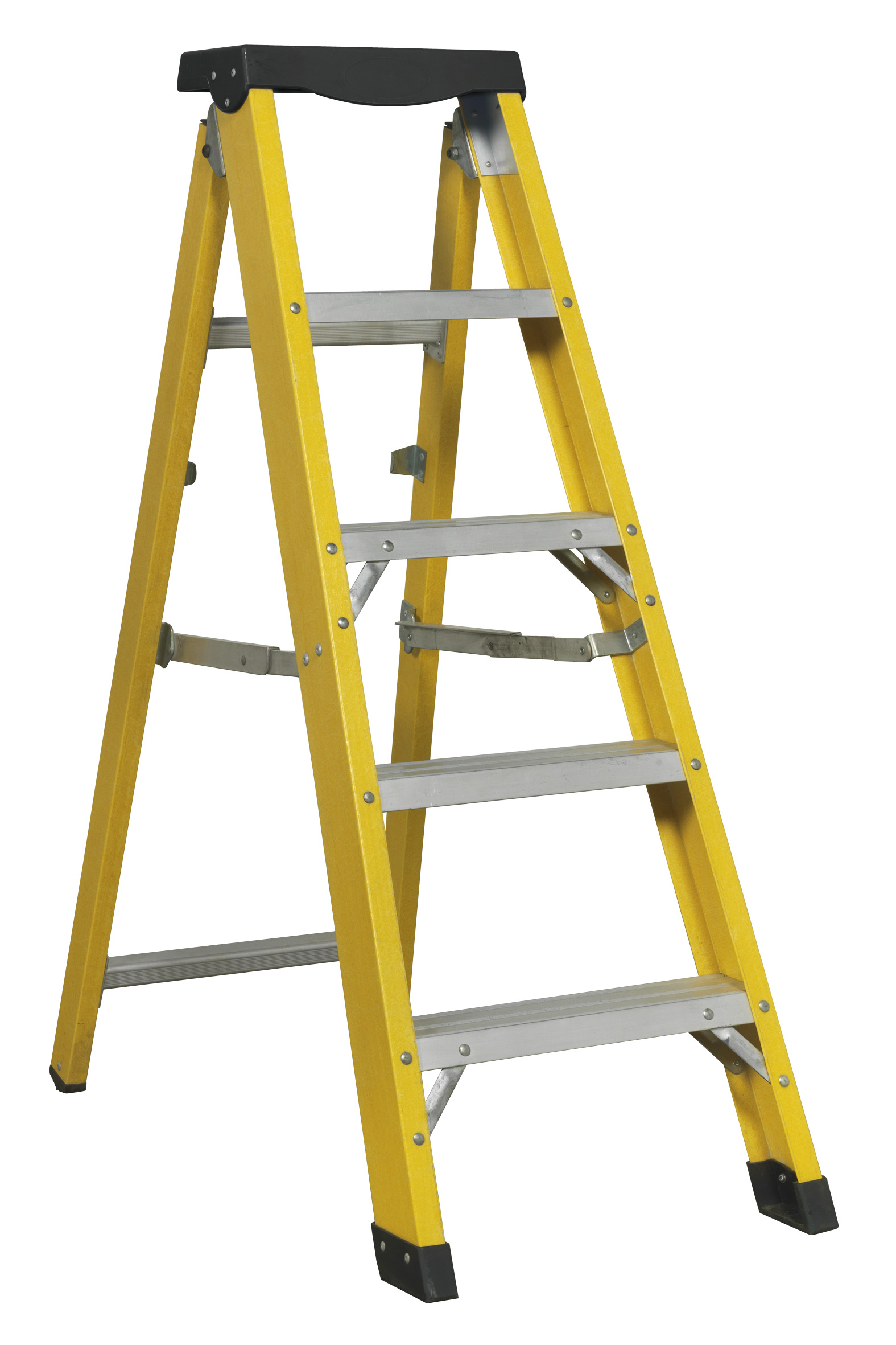 Sealey FSL5 Fibreglass Step Ladder 4-Tread EN 131