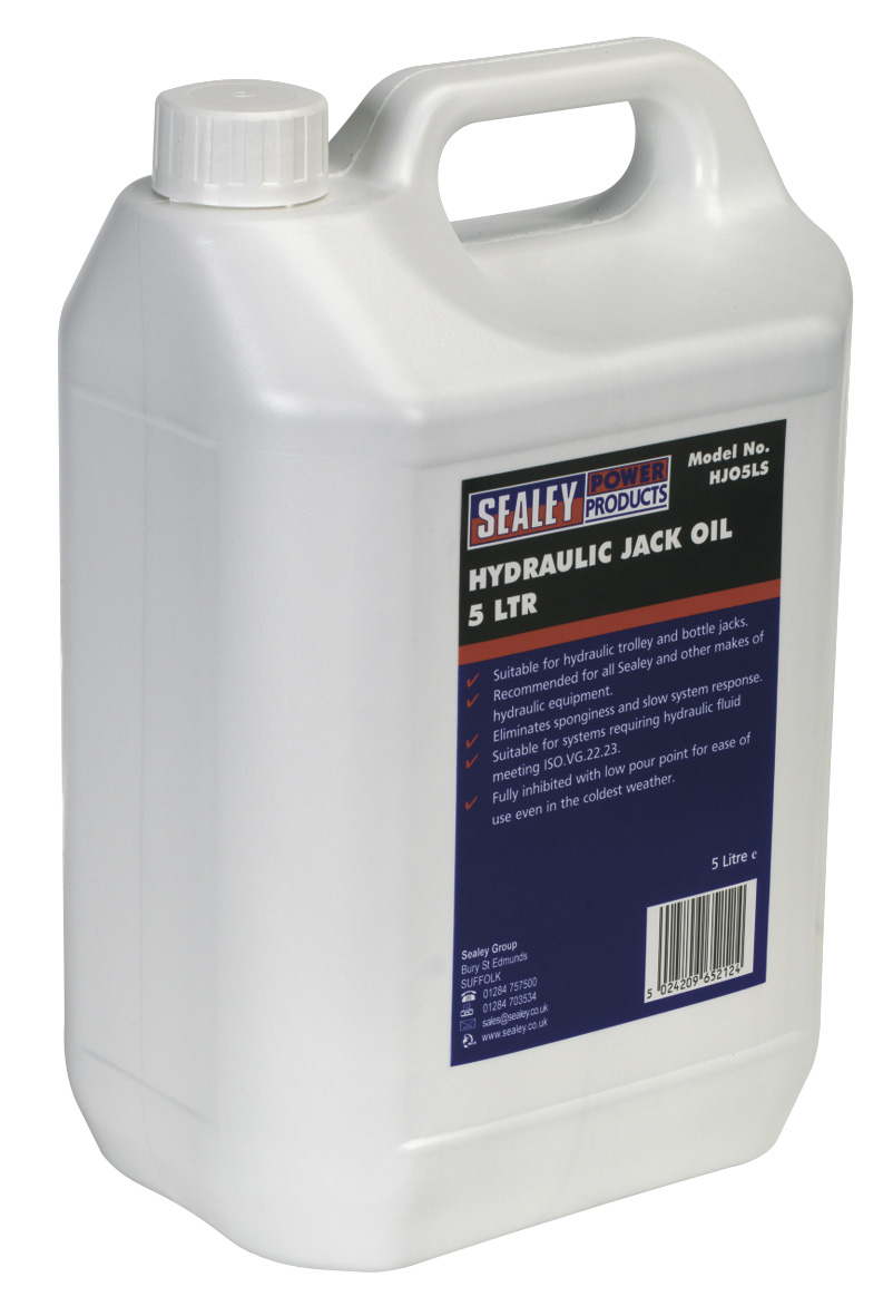 Sealey HJO5LS Hydraulic Jack Oil 5ltr