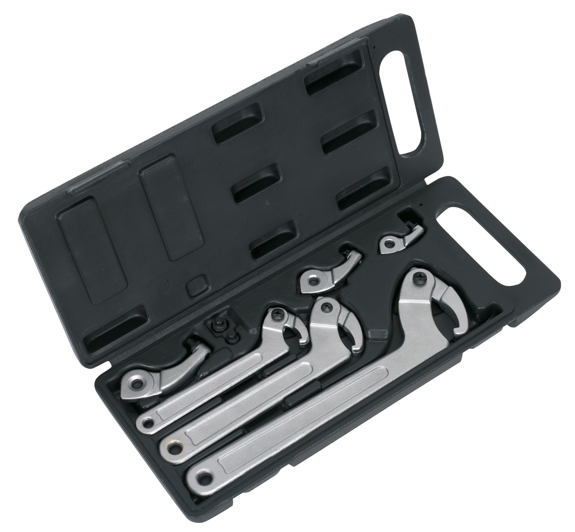 Sealey SMC2 Adjustable Hook and Pin Wrench Set 11 Piece