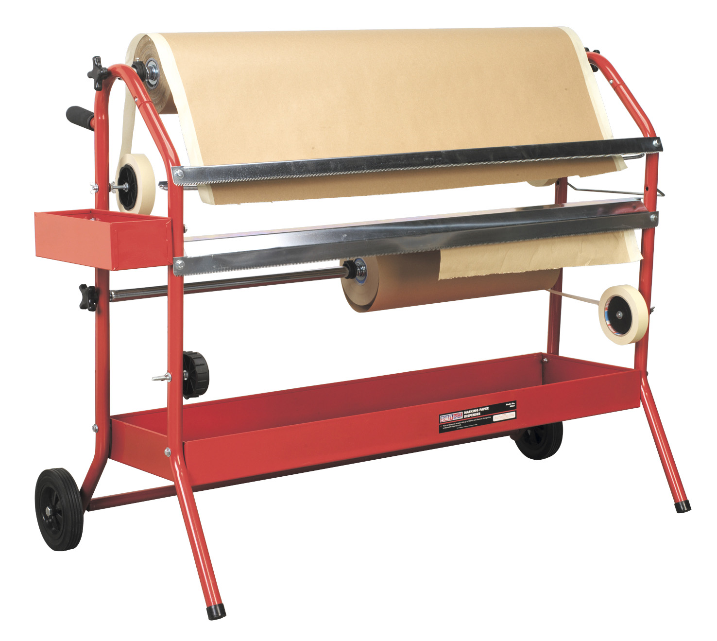 Sealey MK67 Masking Paper Dispenser 2 x 900mm Trolley
