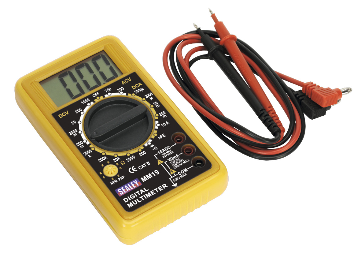 Sealey MM19 Digital Multimeter 19 Function