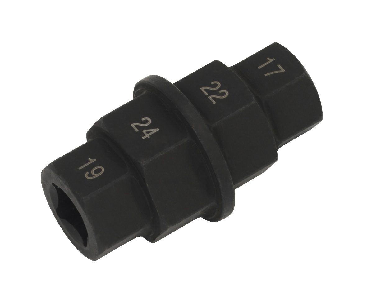 Sealey MS008 Motorcycle Spindle Tool 17, 19, 22 & 24mm