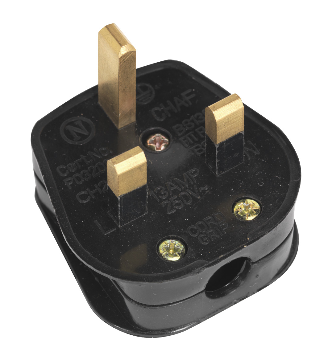 Sealey PL13/320S Resilient Plug 13Amp Heavy-Duty