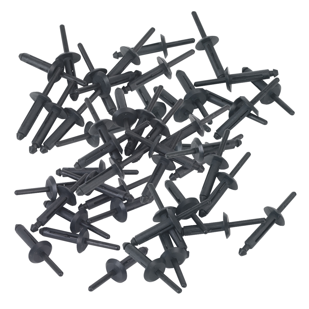 Sealey PR002 Plastic Rivets &oslash;6.3 x 25.2mm Pack of 50