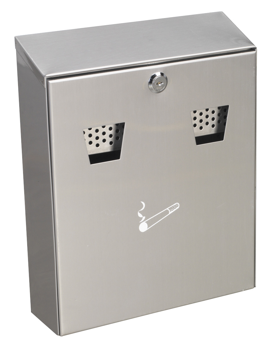 Sealey RCB02 Cigarette Bin Wall Mounting Stainless Steel
