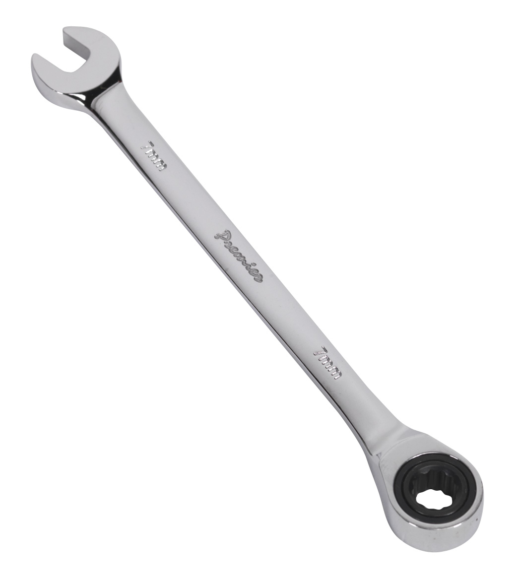 Sealey RCW07 Micro-Locking Ratchet Combination Wrench 7mm 72 Tooth
