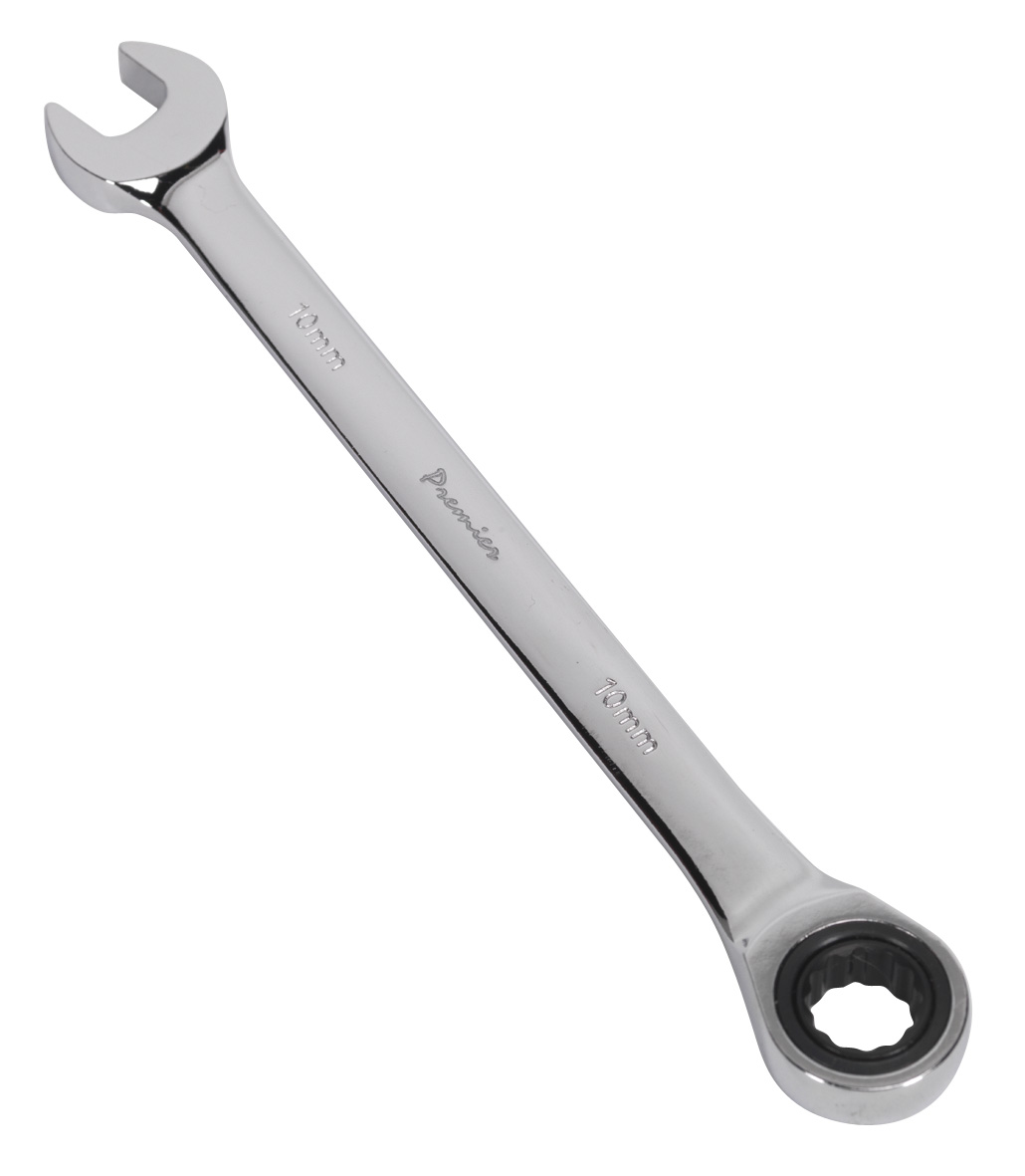 Sealey RCW10 Micro-Locking Ratchet Combination Wrench 10mm 72 Tooth