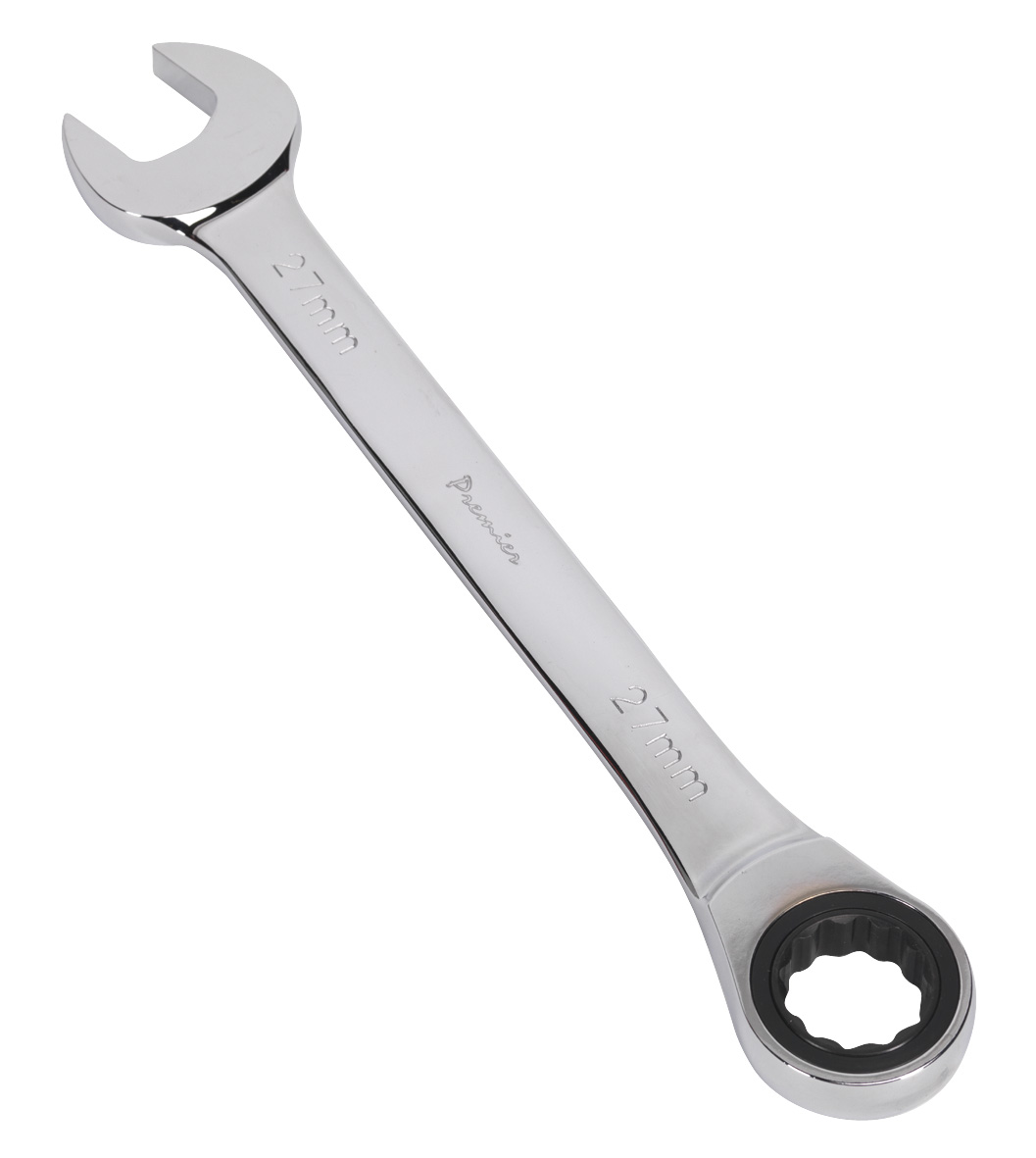 Sealey RCW27 Micro-Locking Ratchet Combination Wrench 27mm 72 Tooth