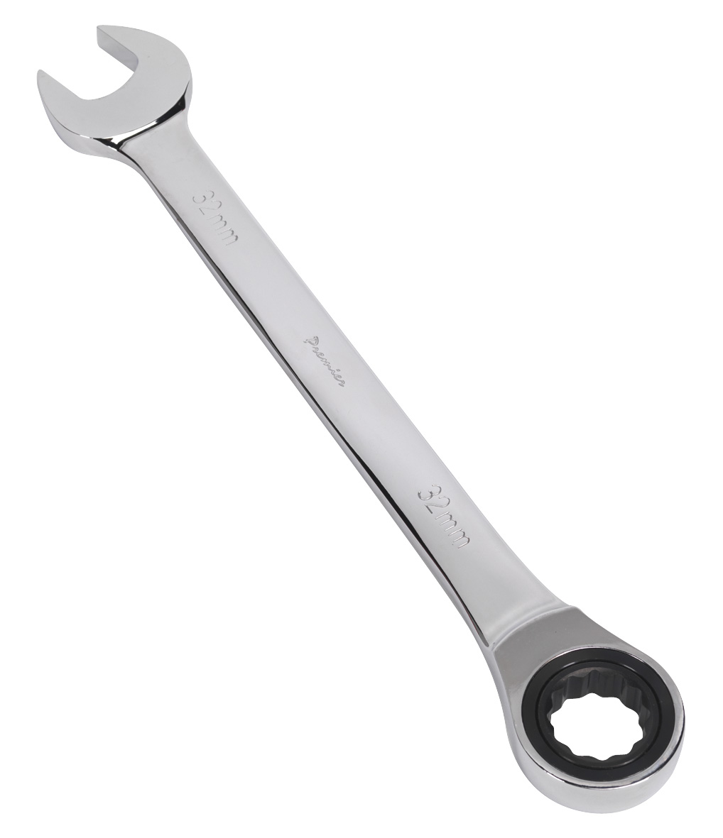Sealey RCW32 Micro-Locking Ratchet Combination Wrench 32mm 72 Tooth