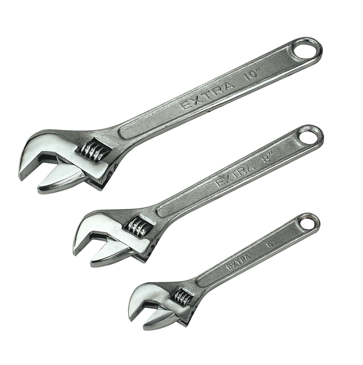 Sealey S0448 Adjustable Spanner Set 3 Piece 150, 200 & 250mm
