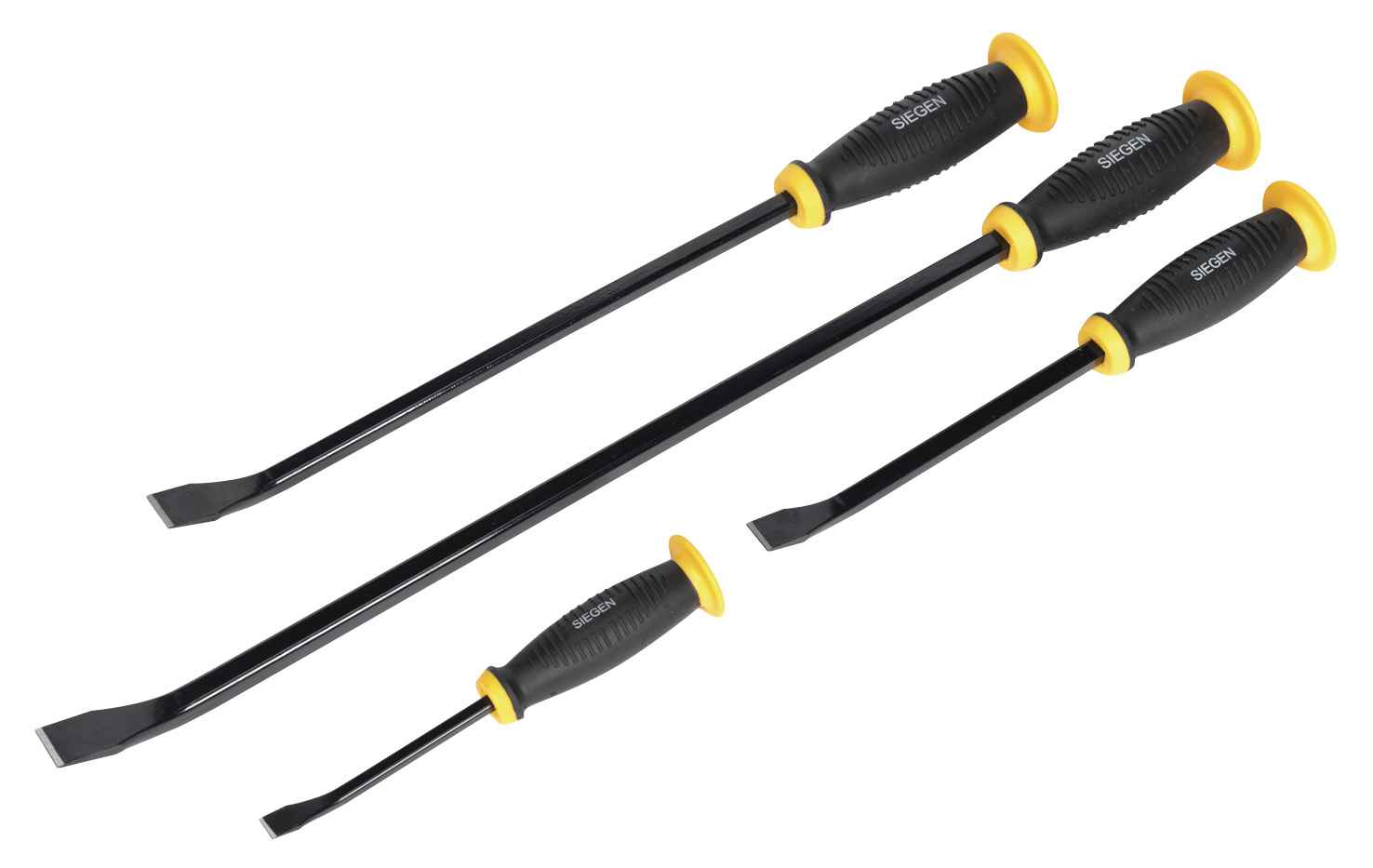 Sealey S0557 Prybar Set with Hammer Cap 4pc