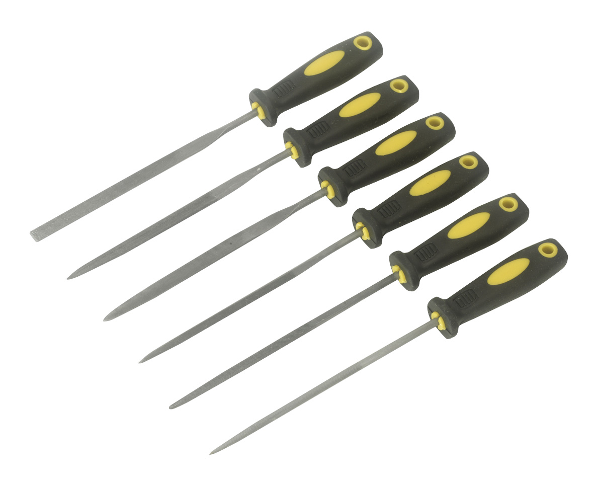 Sealey S0628 Needle File Set 150mm 6pc