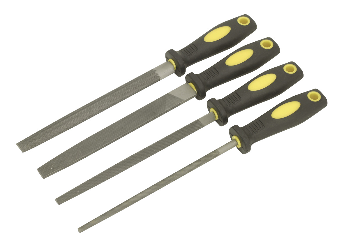Sealey S0629 File Set 200mm 4pc Set