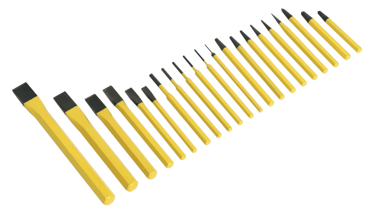 Sealey S0805 Punch & Chisel Set 21pc