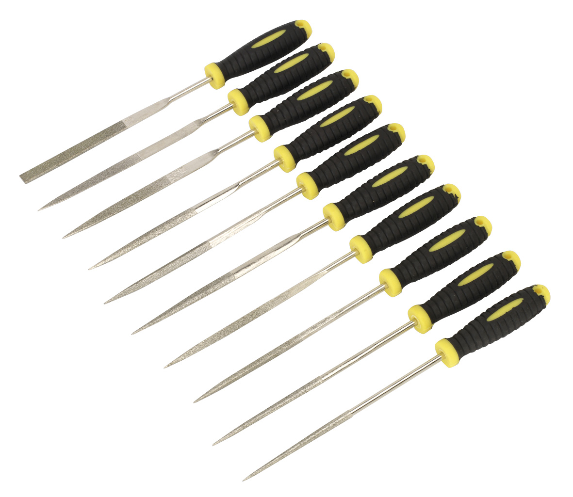 Sealey S0896 Diamond Needle File Set 10pc
