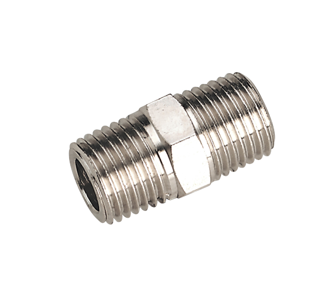 Sealey SA1/1414 Nipple 1/4"BSPT Male to 1/4"BSPT Male